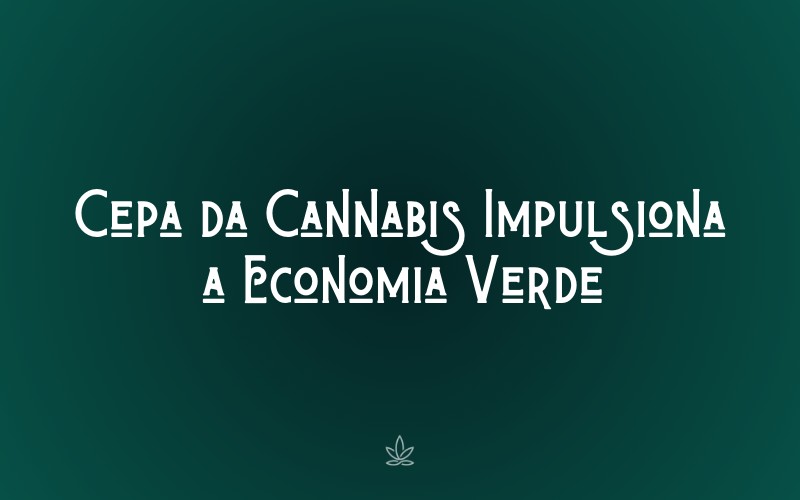 Cepa da Cannabis impulsiona a economia verde