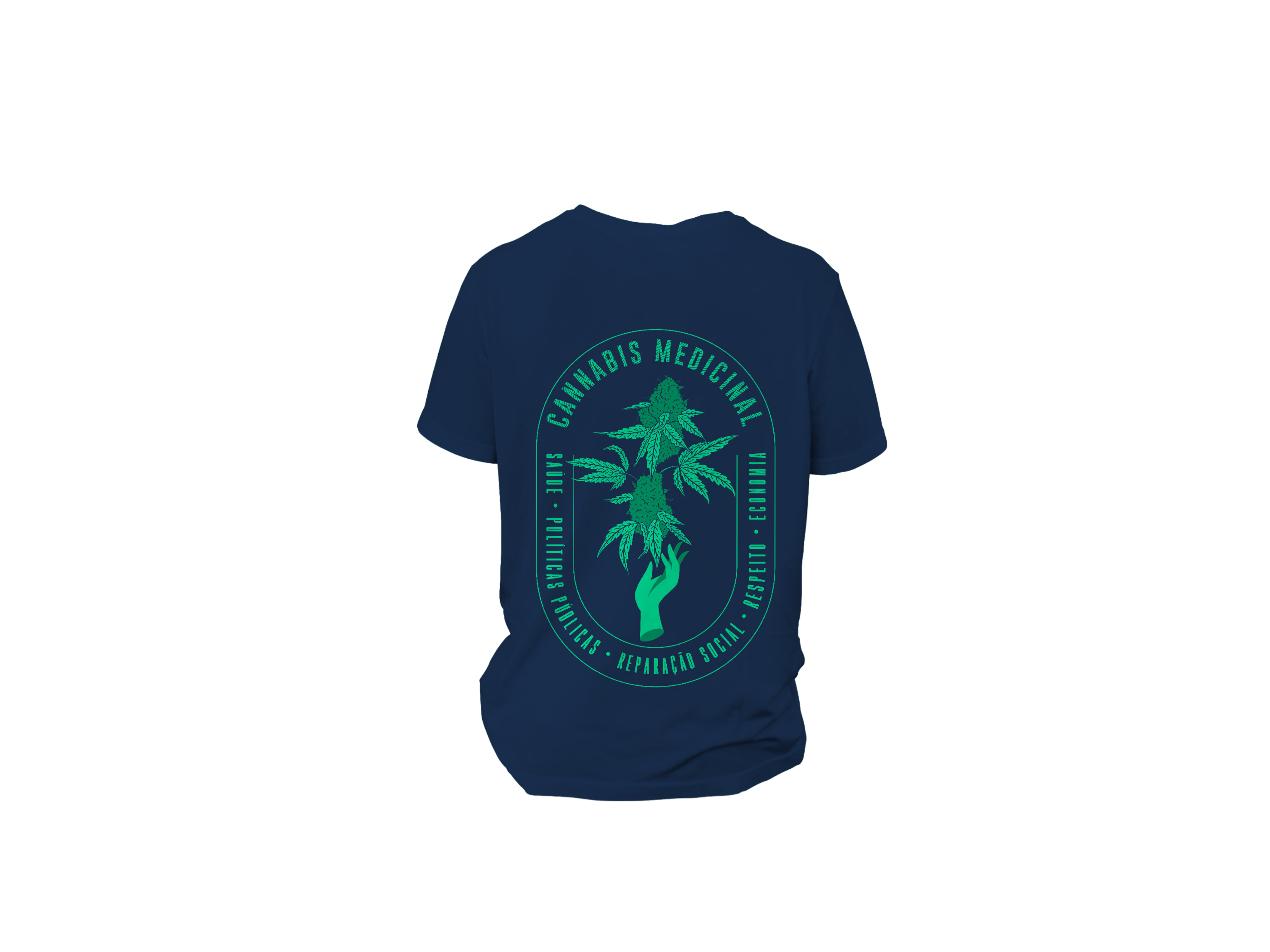 Camiseta Cannabis Medicinal Petróleo